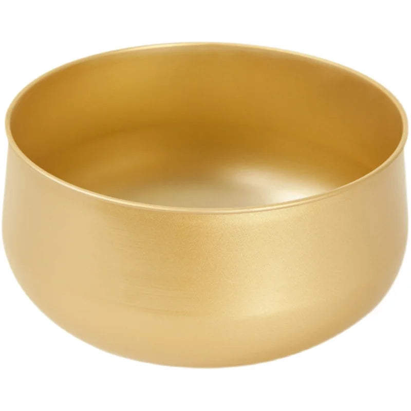 Modern Metal Flowerpot Luxury Golden Vase Crafts Metal Hydroponic Vase Plant Potted Flowerpot Countertop Living Room Decoration